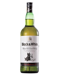 Купить Виски Black&White Blended Scotch Whisky 40% (0,7L) в Алматы