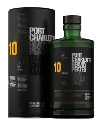 Купить Виски Bruichladdich, `Port Charlotte` Islay Single Malt 10 YO 50% in Tube (0,7L) в Алматы