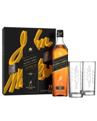Купить Виски Johnnie Walker Black Label 12 YO 40% + 2 Glass (0,7L) в Алматы